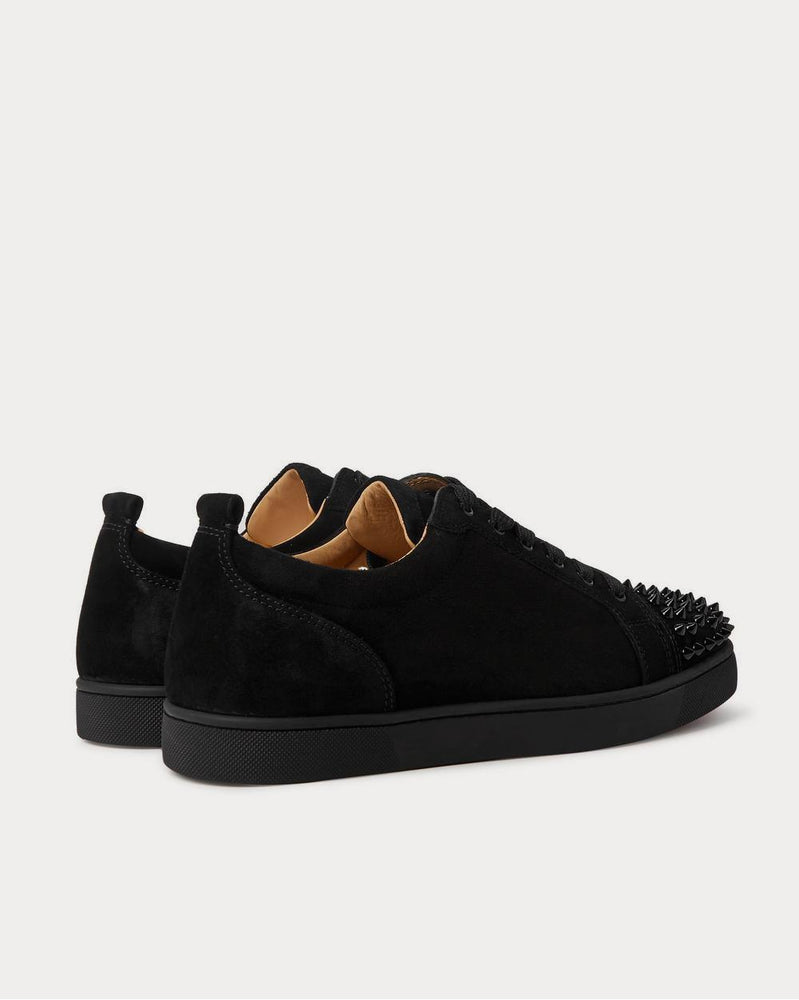 Christian Louboutin Louis Junior Studded Suede  Black low top sneakers - 3