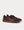 Kombo Nubuck-Trimmed Leather  Dark brown low top sneakers