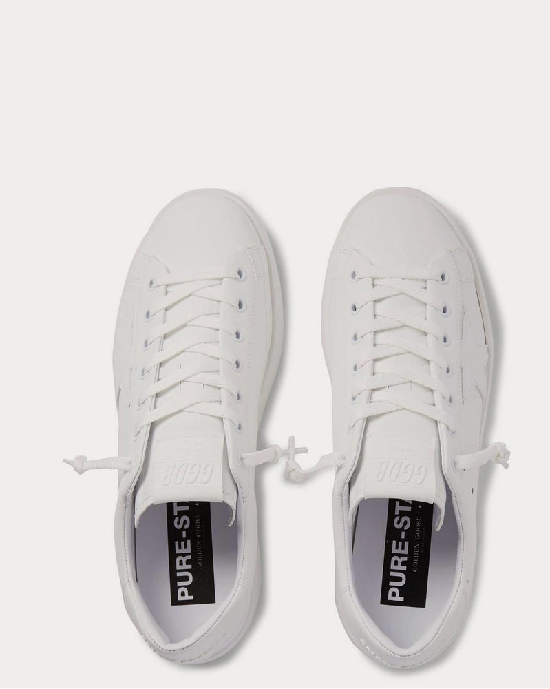 Golden Goose Purestar Leather  White low top sneakers - 3