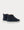 Louis Orlato Spikes Iridescent Leather High-Top  Blue high top sneakers