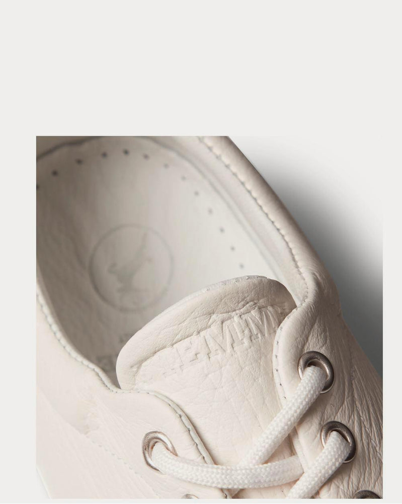 Diemme Iseo Full-Grain Leather  Off-white low top sneakers - 5