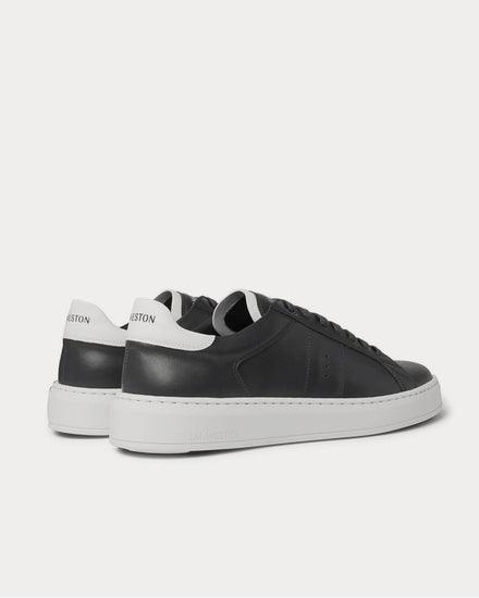 J.M. Weston Leather  Dark gray low top sneakers - 4