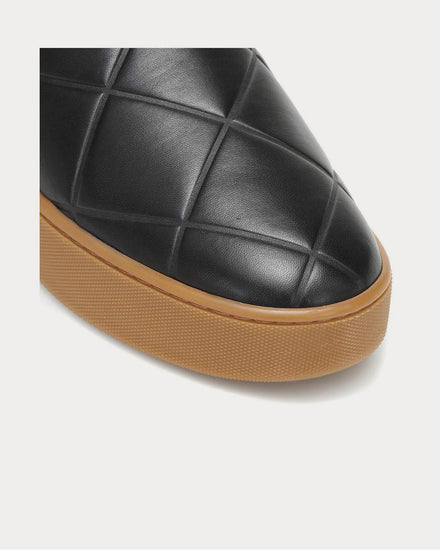Bottega Veneta Slip On leather Black-Rubber Band Slip On Sneakers - 4