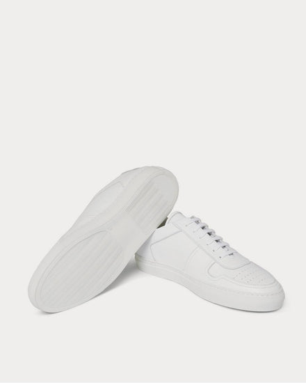 Common Projects BBall Leather  White low top sneakers - 3