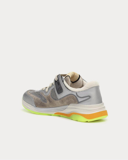 Gucci Ultrapace leather Grey Low Top Sneakers - 3