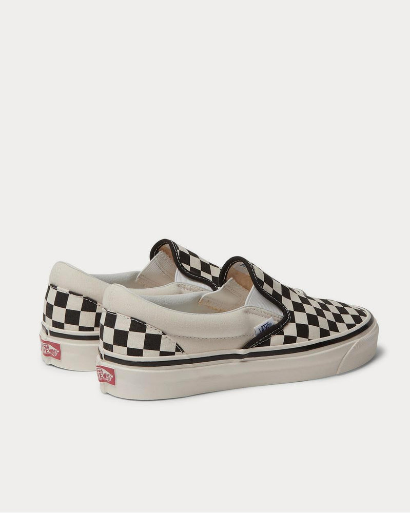 Vans UA Classic 98 DX Checkerboard Canvas Slip-On  White low top sneakers - 4