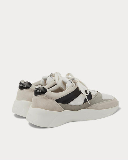 Fear of God Leather-Trimmed Suede and Mesh  Cream low top sneakers - 3