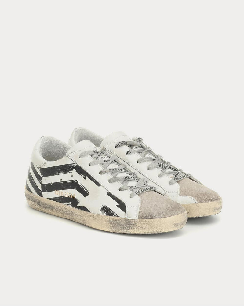 Golden Goose Superstar leather White Flag Low Top Sneakers - 2