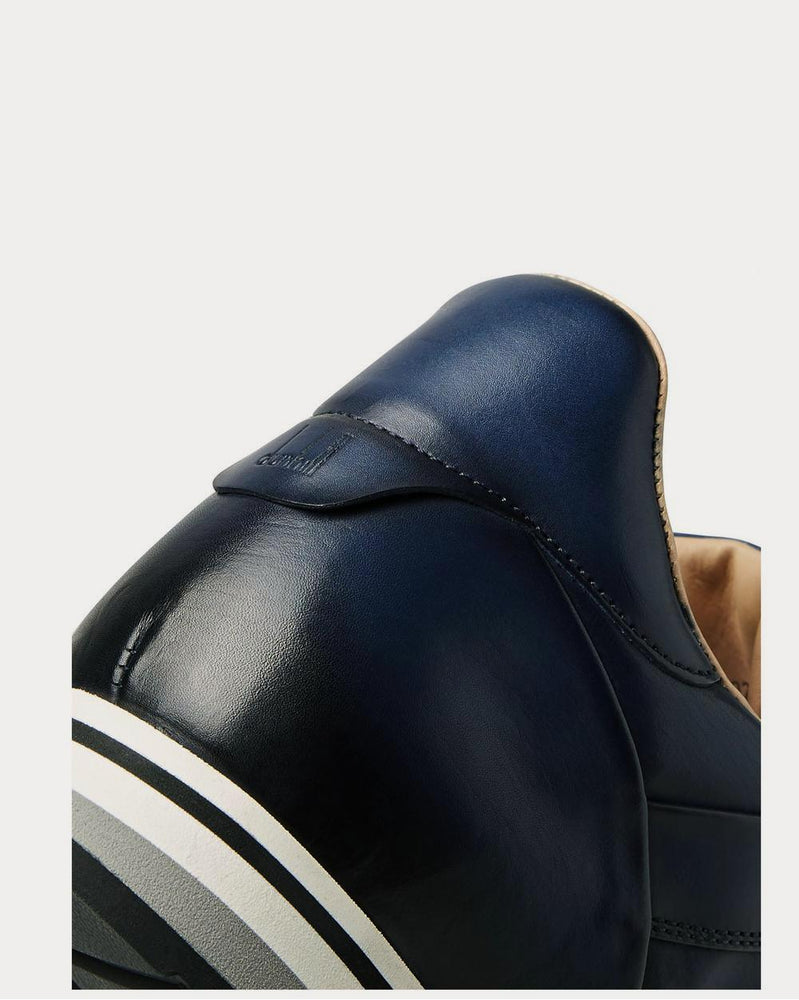 Dunhill Duke Leather  Navy low top sneakers - 5
