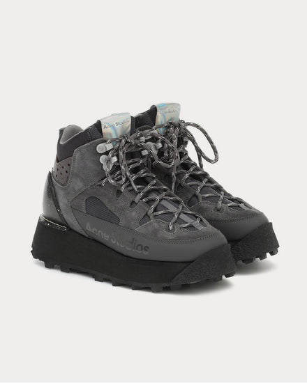 Acne Studios Trekking platform Slate Grey High Top Sneakers - 2