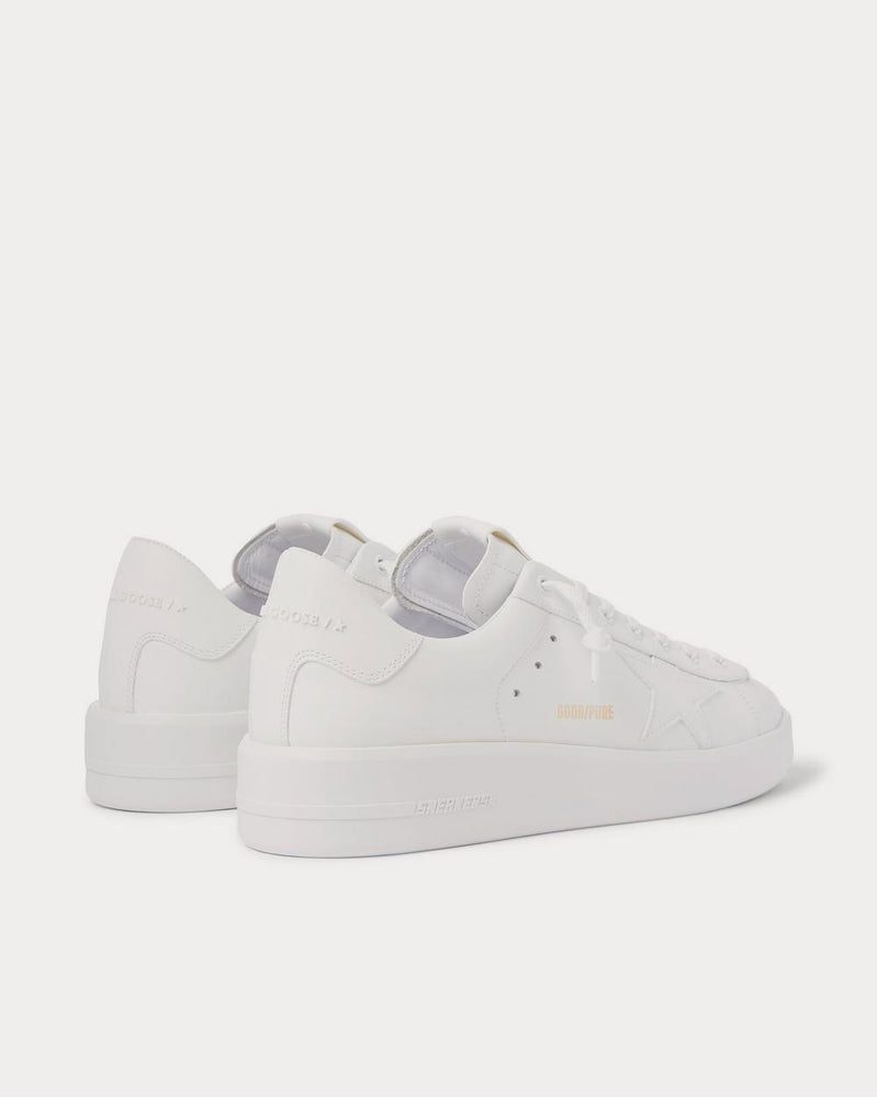 Golden Goose Purestar Leather  White low top sneakers - 4