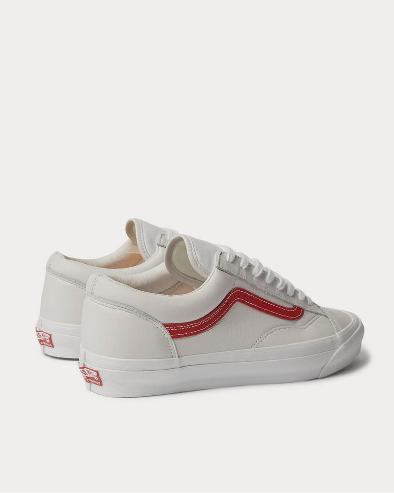 Vans OG Style 36 LX Canvas-Trimmed Leather  White low top sneakers - 3