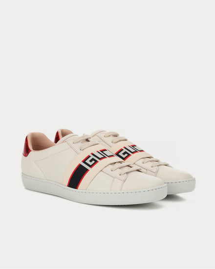 Gucci Ace leather Bianco Low Top Sneakers - 2