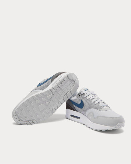 Nike Air Max 1 London Corduroy-Trimmed Mesh and Suede  Gray low top sneakers - 3