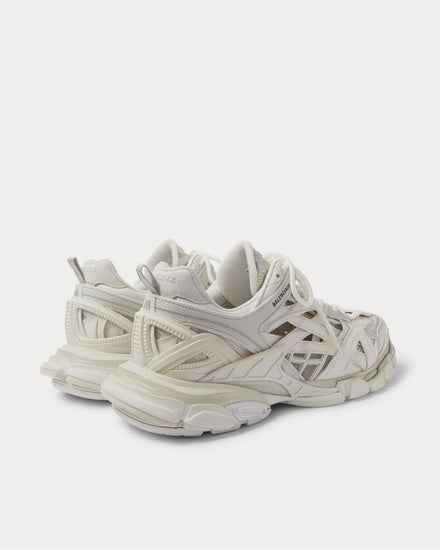 Balenciaga Track.2 Nylon, Mesh and Rubber  White low top sneakers - 4