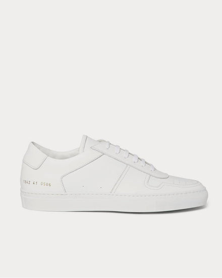 Common Projects BBall Leather  White low top sneakers - 1