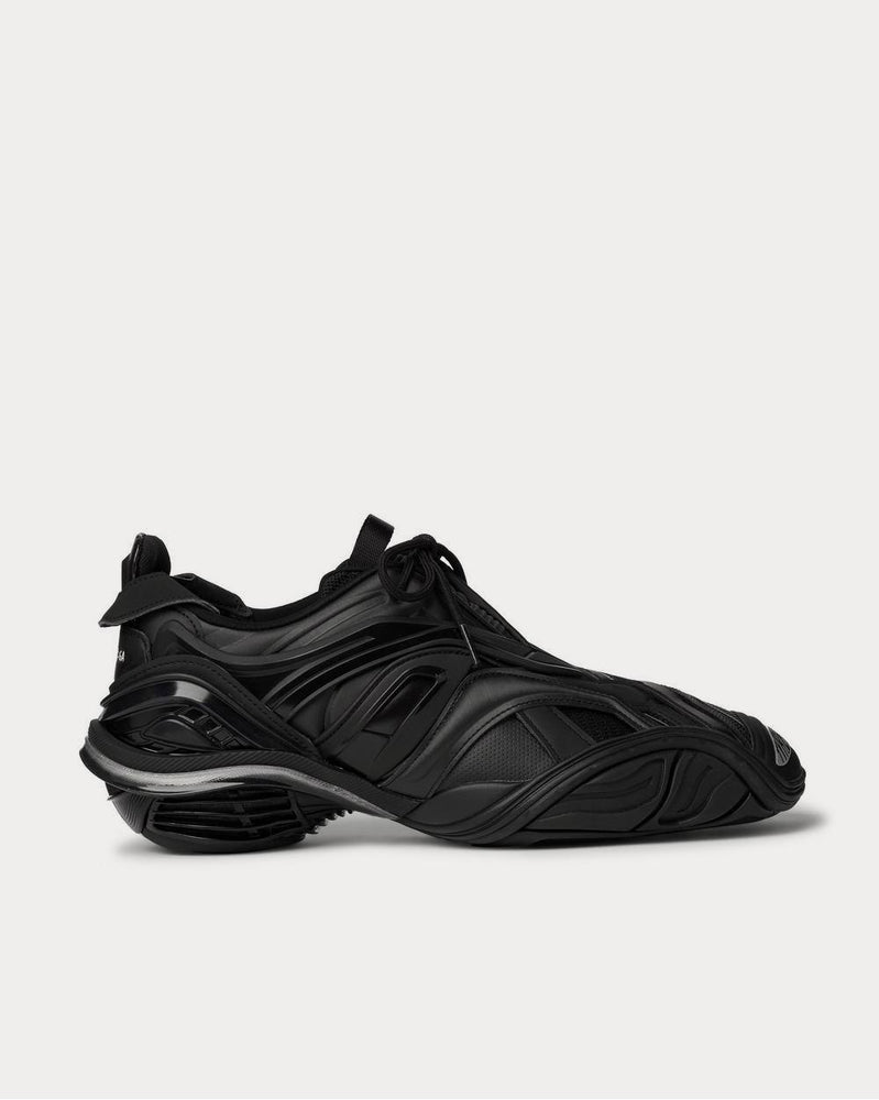 Balenciaga Tyrex Rubber and Coated-Mesh Panelled  Black low top sneakers - 1