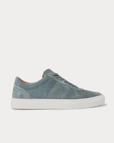 Mr P. Larry Suede  Blue low top sneakers - 1