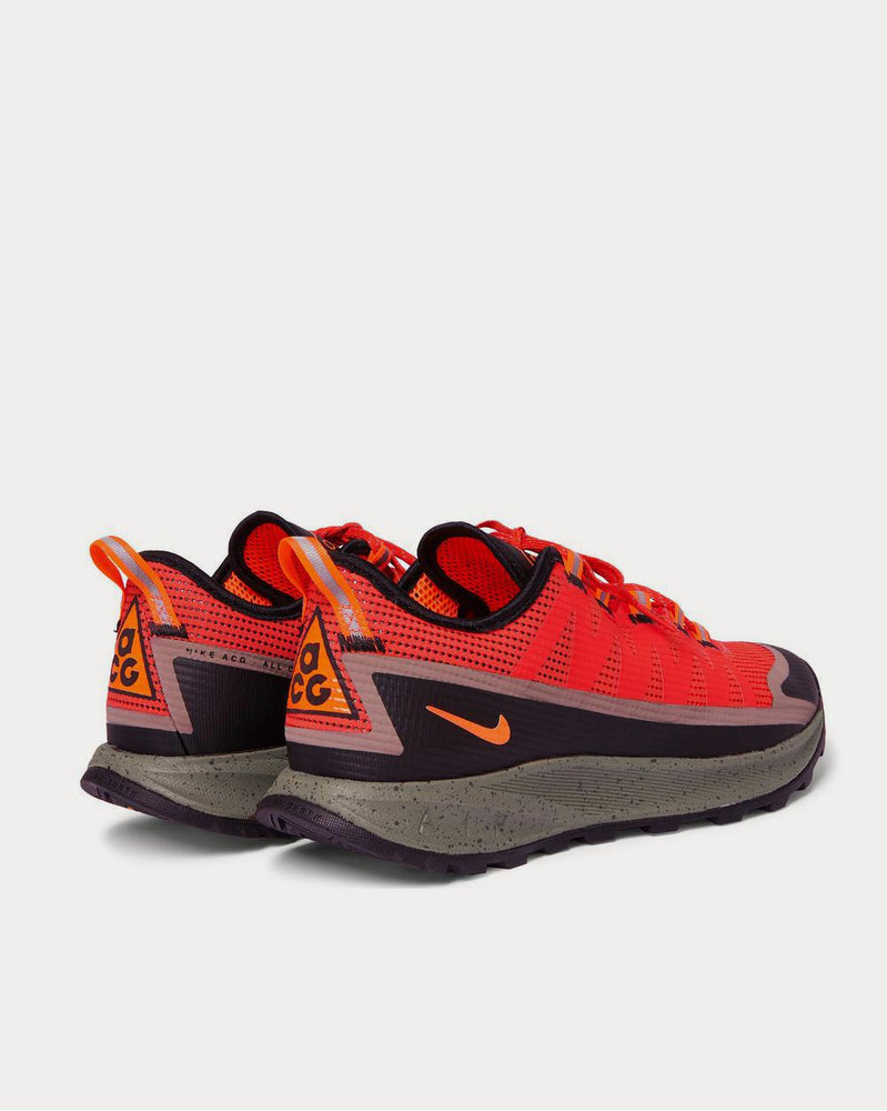 Nike ACG Air Nasu Rubber-Trimmed Mesh  Red low top sneakers - 3
