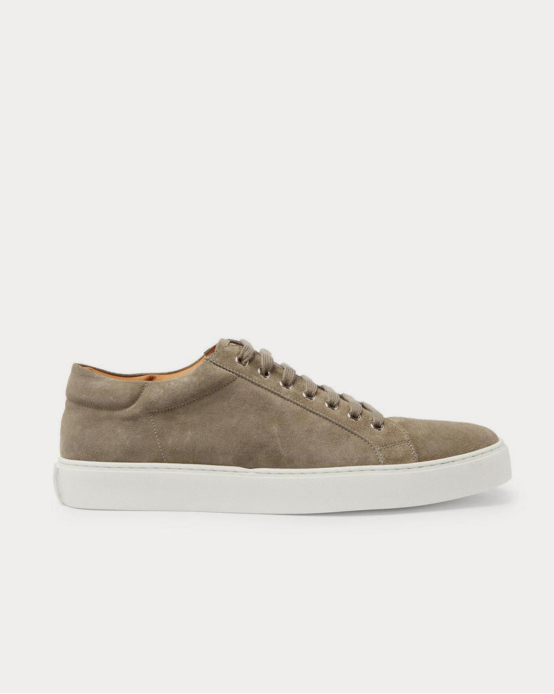 Ralph Lauren Purple Label Severn Suede  Gray low top sneakers - 1