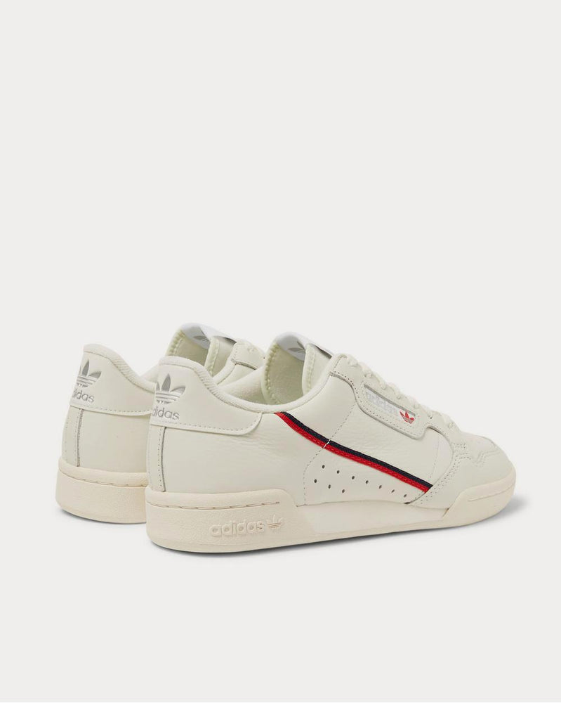 Adidas Continental 80 Grosgrain-Trimmed Leather  Off-white low top sneakers - 4