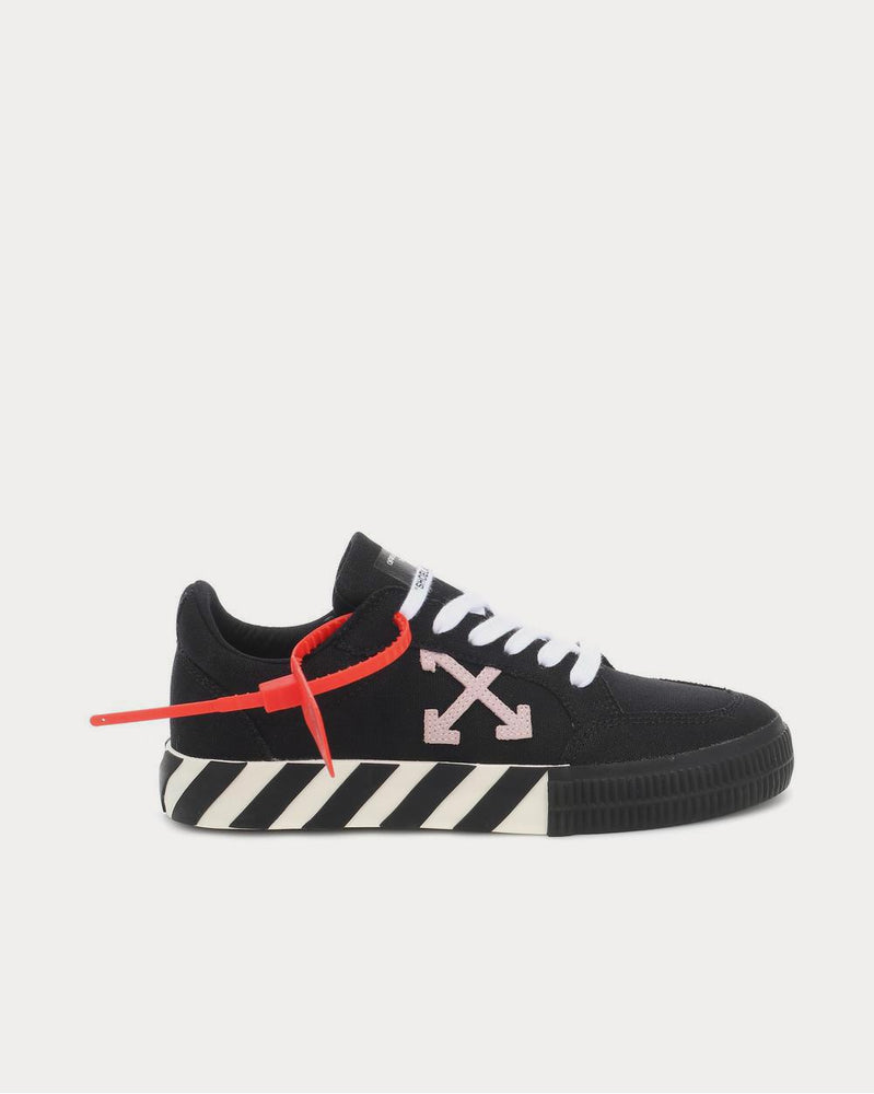 Off-White Arrow 2.0 canvas Black Pink Low Top Sneakers - 1