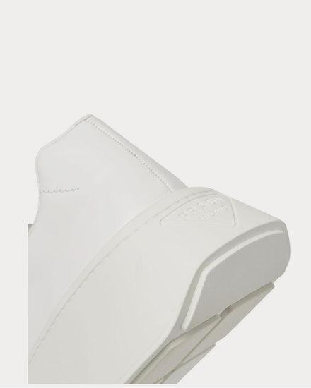 Prada Leather  White low top sneakers - 4