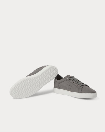 J.M. Weston Nubuck  Gray low top sneakers - 3