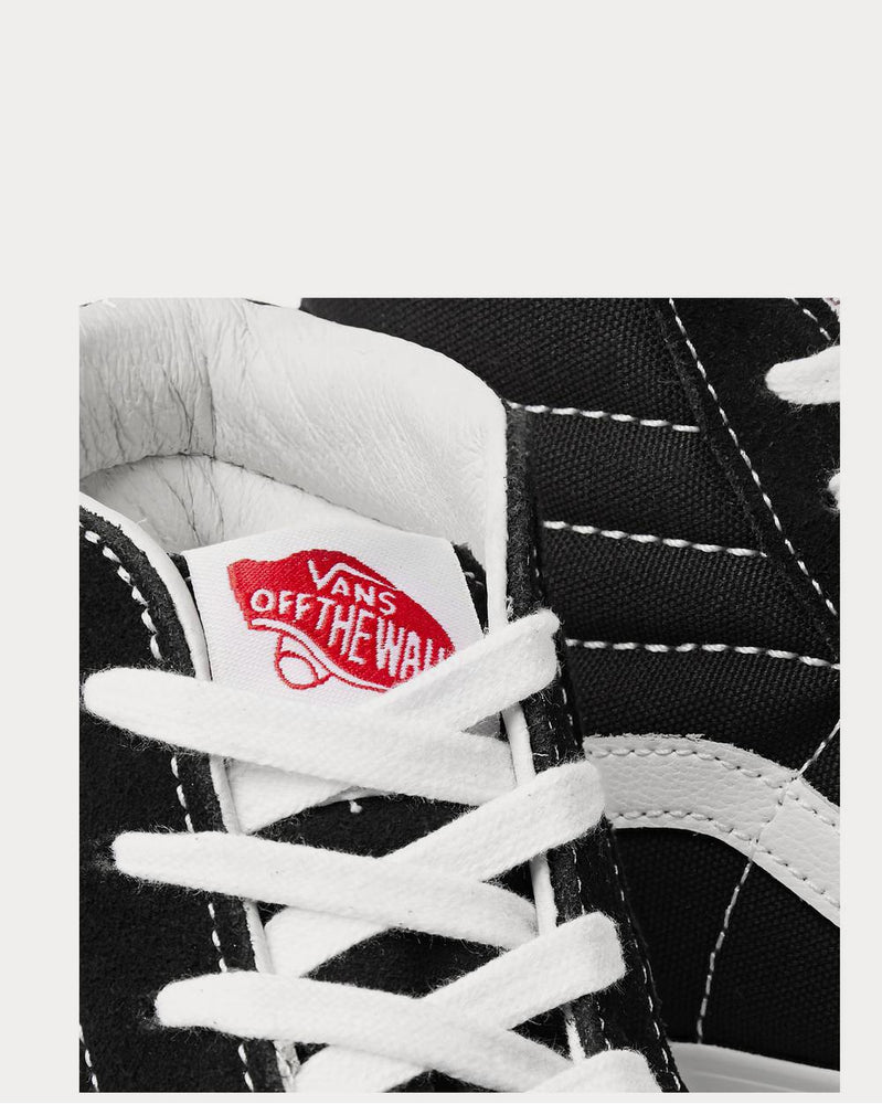 Vans UA OG SK8-Hi LX Leather-Trimmed Canvas High-Top  Black high top sneakers - 5