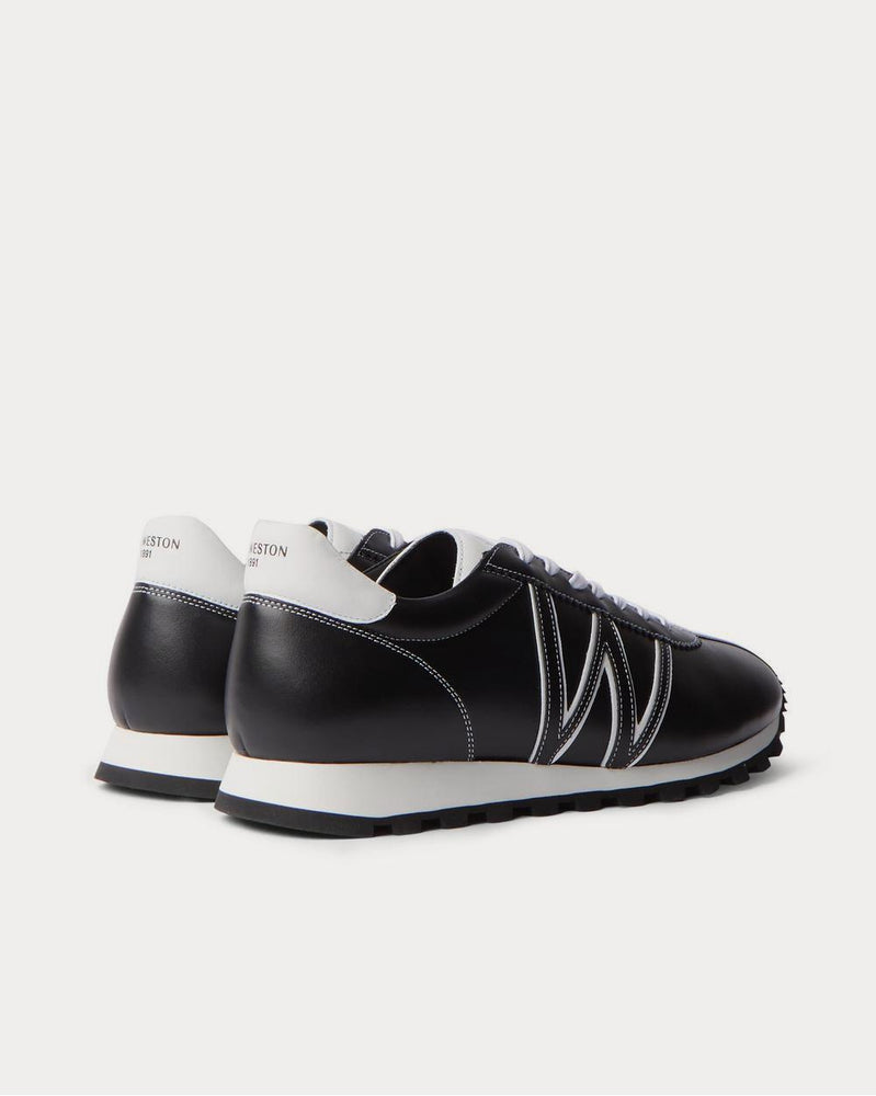J.M. Weston On My Way Leather  Black low top sneakers - 4