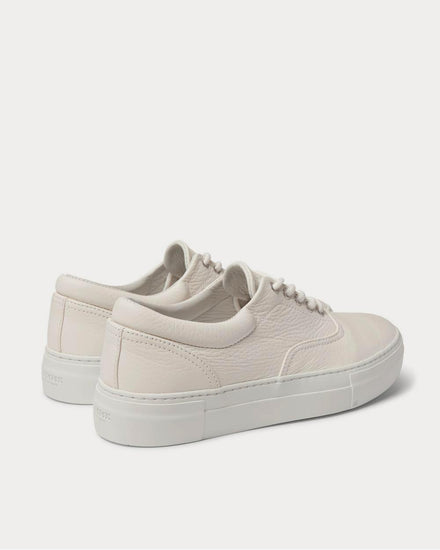 Diemme Iseo Full-Grain Leather  Off-white low top sneakers - 4