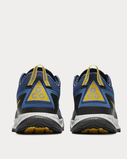 Nike ACG Air Nasu Rubber-Trimmed Mesh Hiking  Bright blue low top sneakers - 3