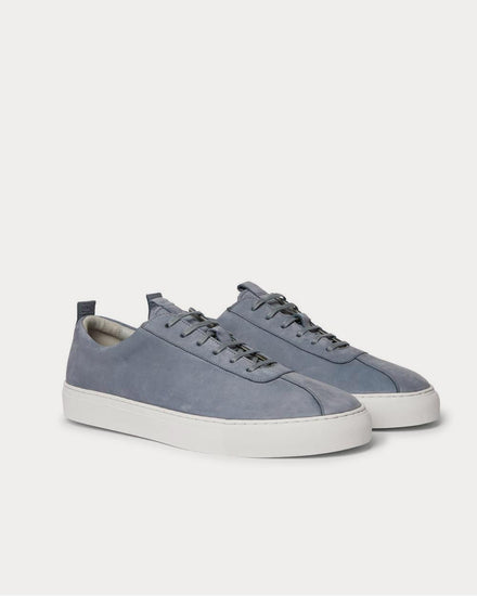 Grenson Nubuck  Gray low top sneakers - 2
