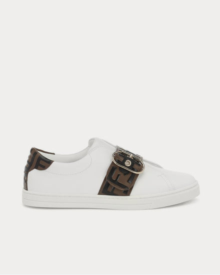 Fendi Leather Ultrawh+Maya Nero Slip On Sneakers - 1