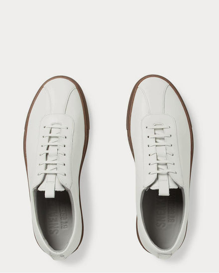 Grenson Leather  White low top sneakers - 6