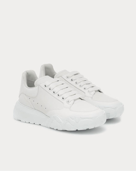 McQueen Court leather White Low Top Sneakers - 2