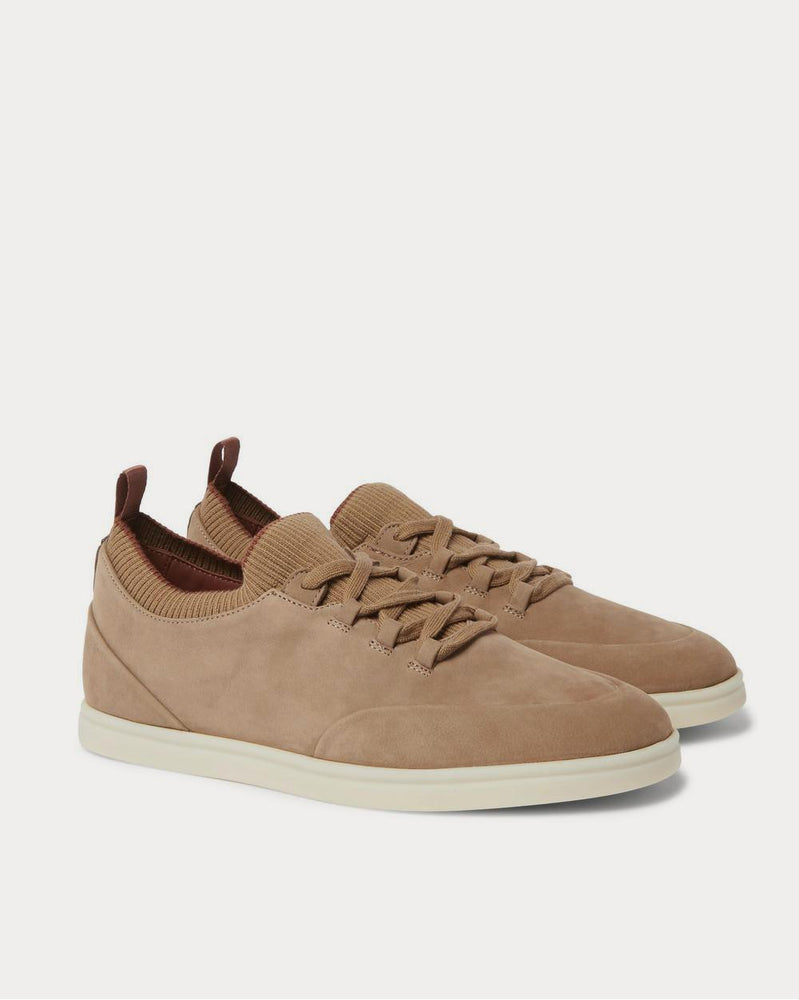 Loro Piana Soho Walk Nubuck  Brown low top sneakers - 2