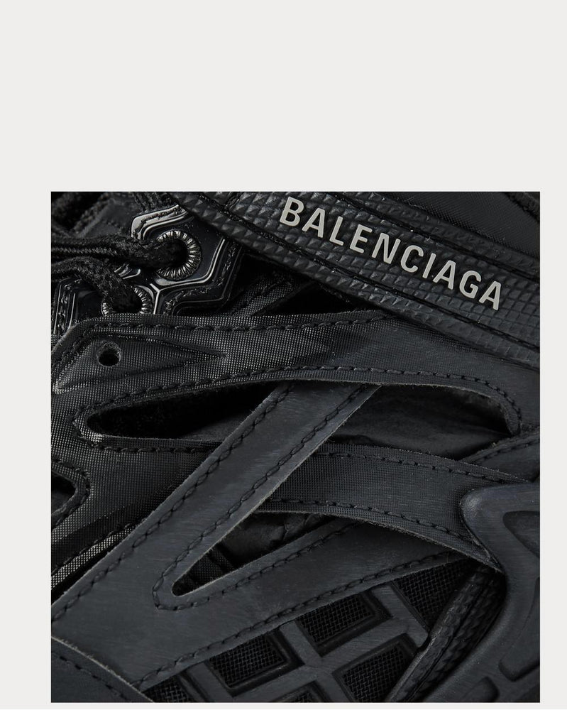 Balenciaga Track.2 Nylon, Mesh and Rubber  Black low top sneakers - 5