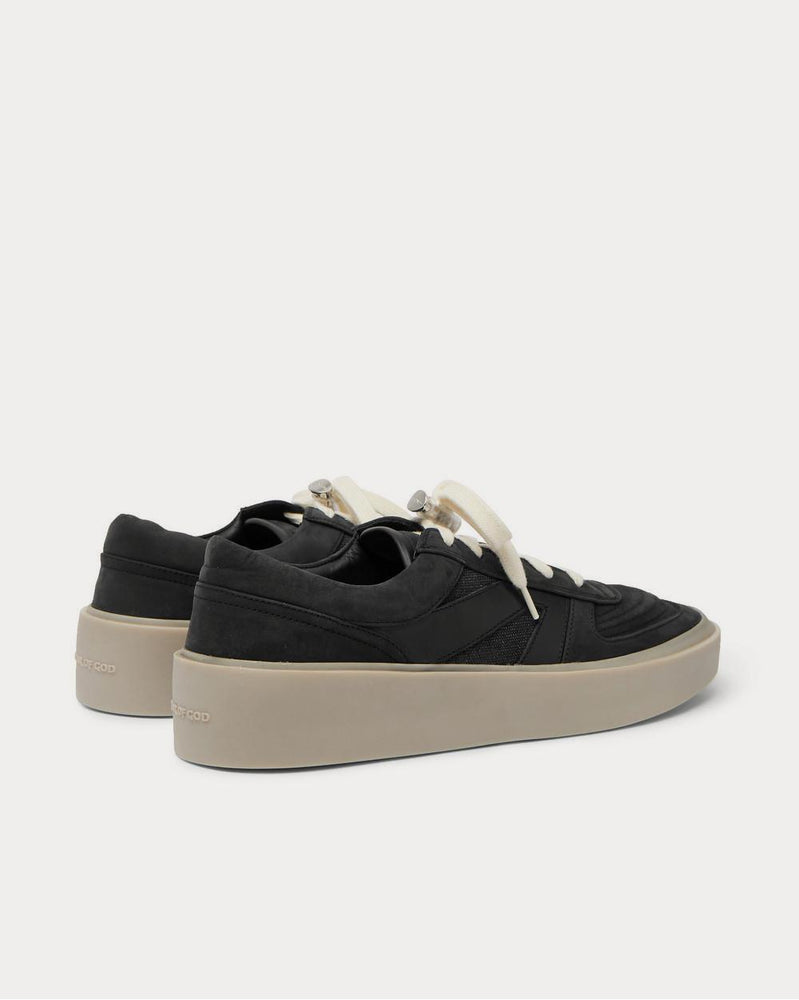 Fear of God Leather, Nubuck and Mesh  Black low top sneakers - 4