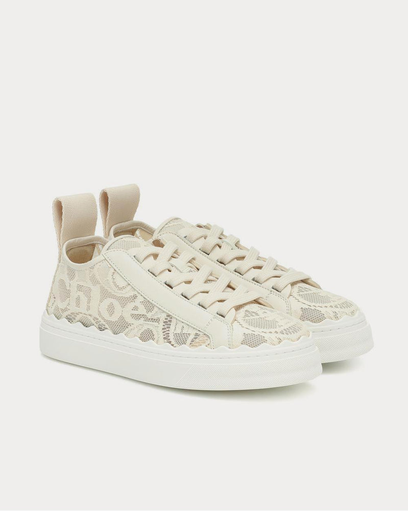 Chloé Lauren lace Mild Beige Low Top Sneakers - 2