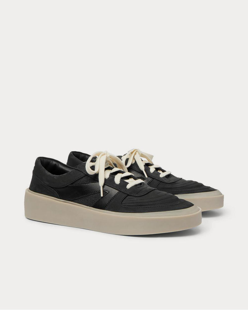 Fear of God Leather, Nubuck and Mesh  Black low top sneakers - 2