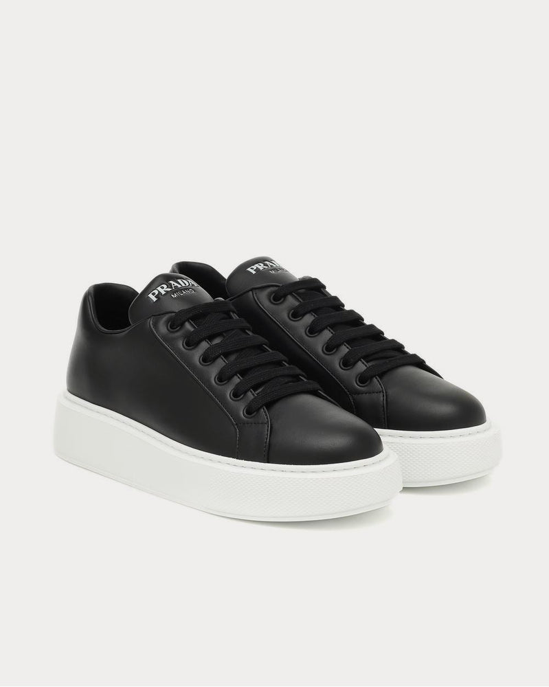 Prada Leather platform Nero Low Top Sneakers - 2