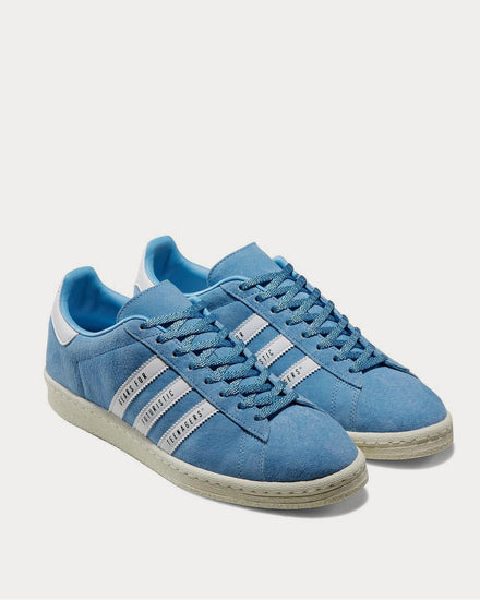 Adidas x Human Made Campus Leather-Trimmed Suede  Blue low top sneakers - 2