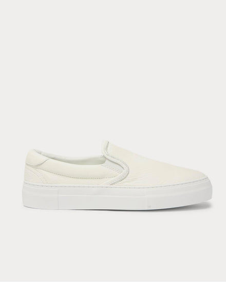 Diemme Garda Full-Grain Leather Slip-On  Off-white slip on sneakers - 1