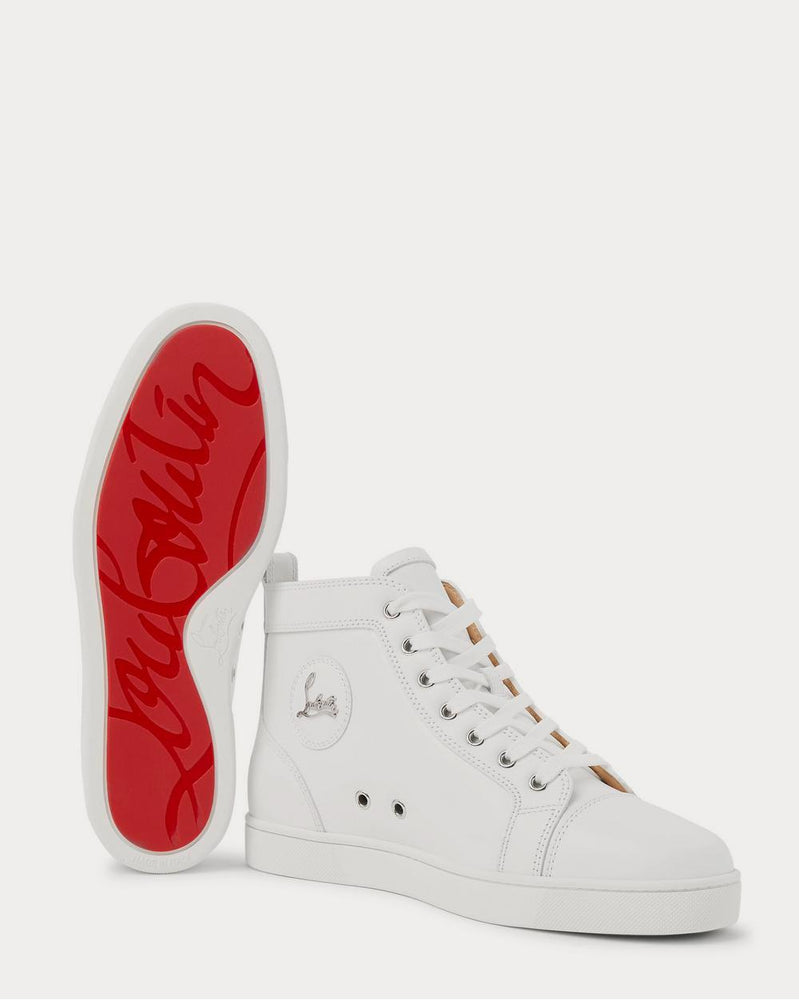 Christian Louboutin Louis Leather High-Top  White high top sneakers - 3