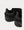 Antei Rubber-Trimmed Leather  Black low top sneakers