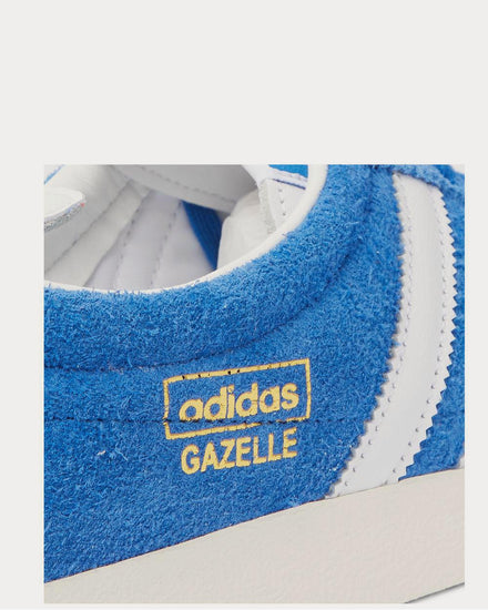 Adidas Gazelle Vintage Leather-Trimmed Brushed-Suede  Blue low top sneakers - 4