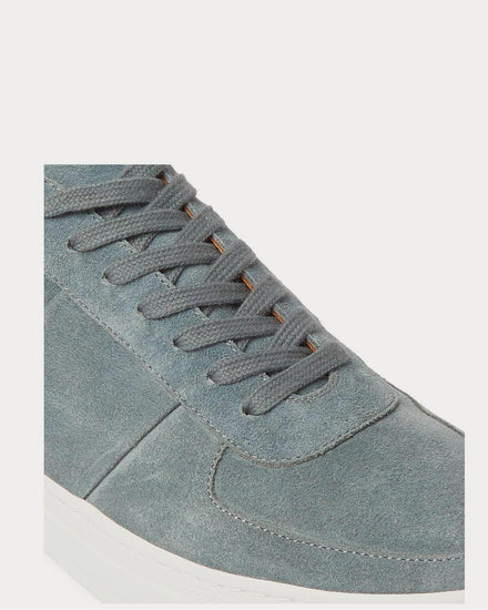 Mr P. Larry Suede  Blue low top sneakers - 5