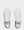 Exaggerated-Sole Suede-Trimmed Leather  White low top sneakers
