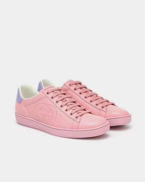 New Ace leather Wild Rose Low Top Sneakers